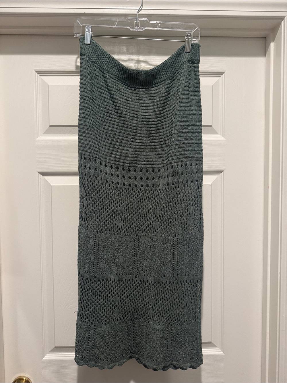 NWT LuLaRoe Haven Sage Green Knit Midi Skirt
